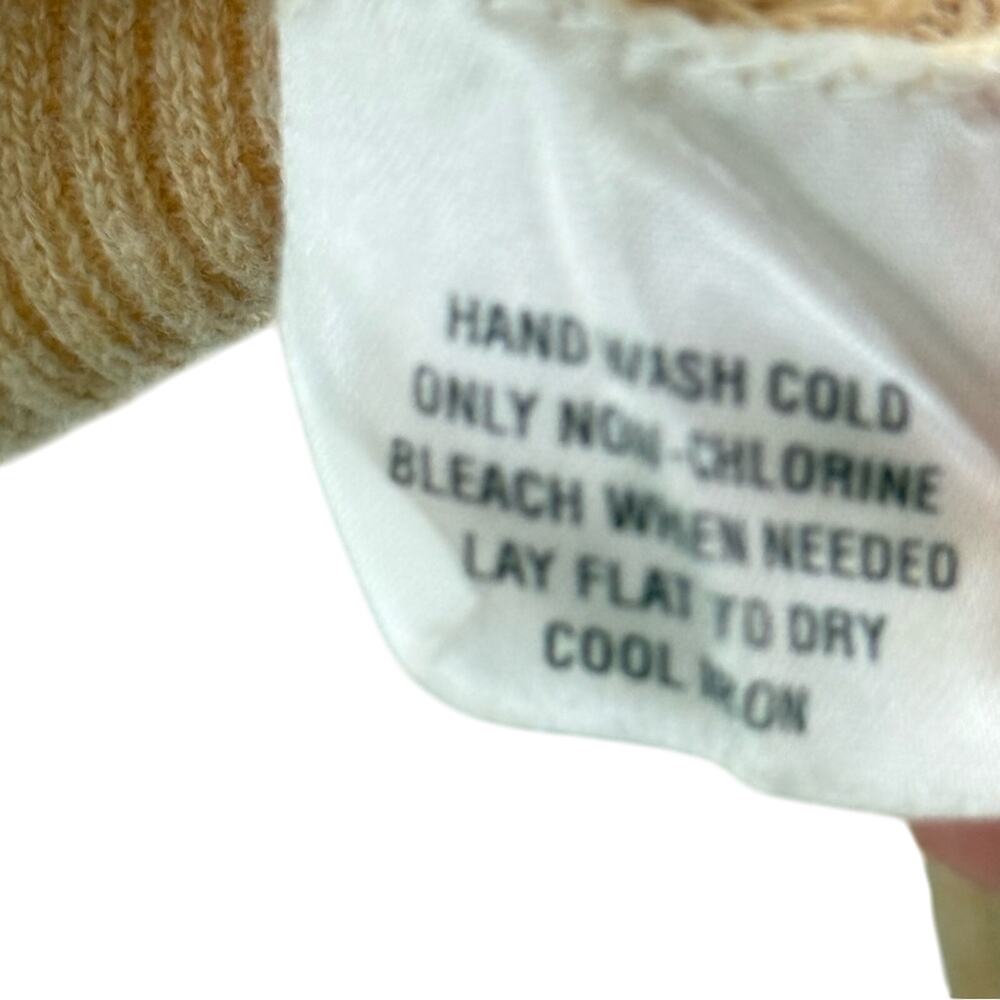 Aeropostale Y2K Cable Knit Hooded Lightweight Sweater 100% Cotton Size Medium - Picture 9 of 9
